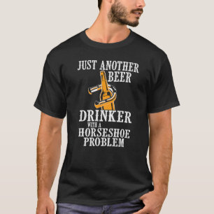 Camiseta Esporte de Lançamento de Ferradura Cerveja Legal