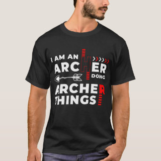Camiseta Esporte de tiro com arco longo menino