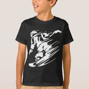 Camiseta Esporte do extremo da snowboarding