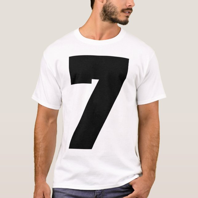 Camiseta Esporte do número 7 (Frente)