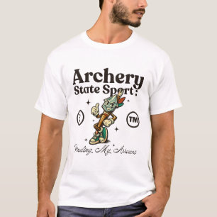 Camiseta Esporte estadual de tiro com arco: encontrando min