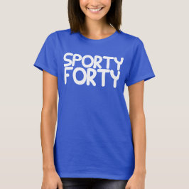 Camiseta ESPORTE FORTY Sports Inspirou aniversário de 40 an