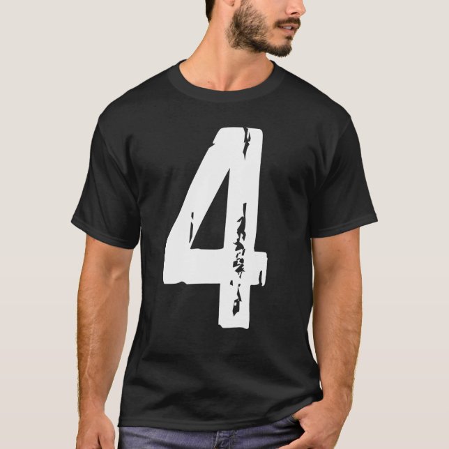 Camiseta Esporte número quatro (Frente)