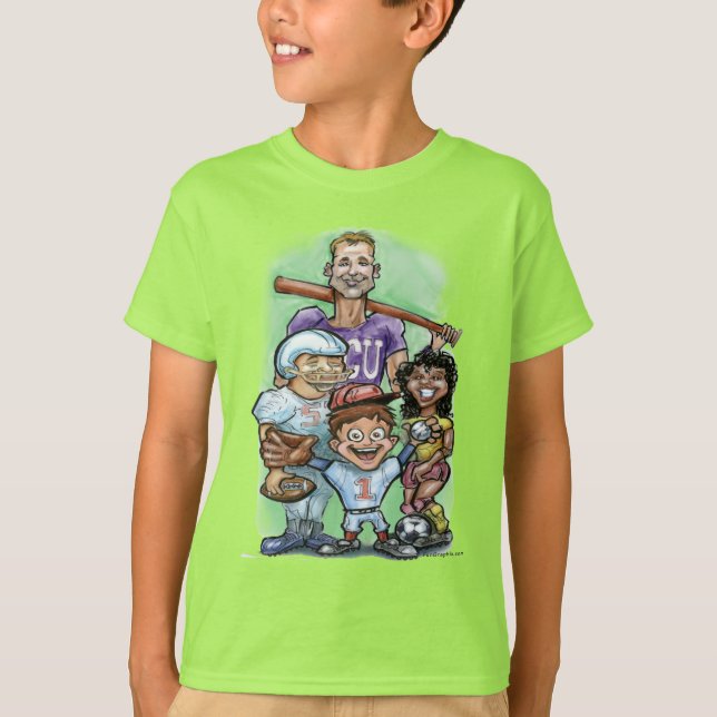 Camiseta Esporte para jovens (Frente)