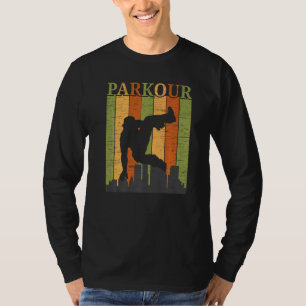 Camiseta Esporte Radical Freestyle Traceur de Parkour Livre