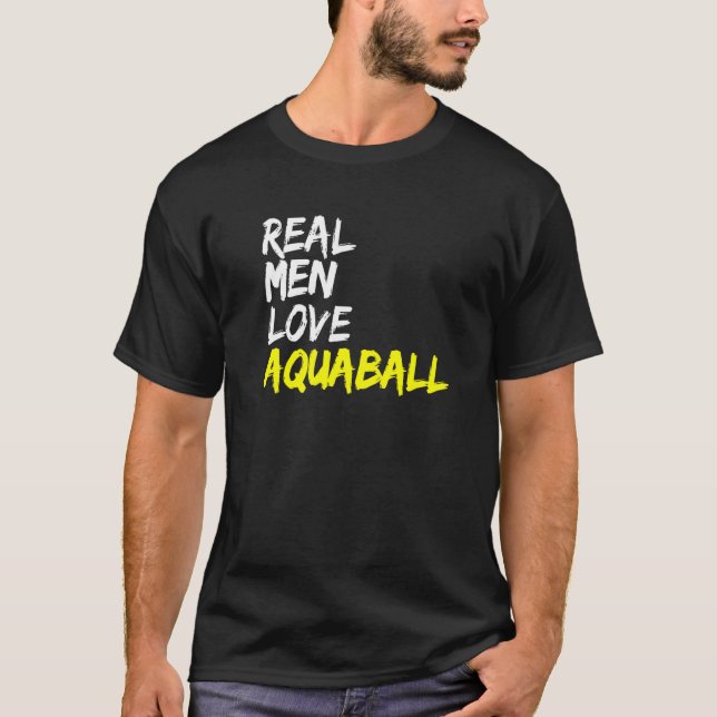 Camiseta Esporte Verão Água Nadação Homens Verdadeiros L (Frente)