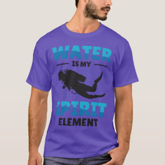 Camiseta Esportes Aquáticos de Snorkeling Espírito Elemento