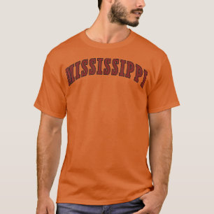 Camiseta Esportes atléticos do Estado do Mississippi