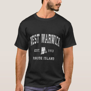 Camiseta Esportes Atléticos Ri, Ilha Ri, West Warwick