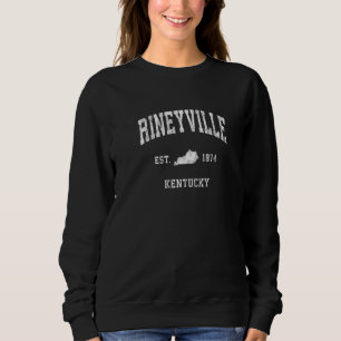 Camiseta Esportes Atléticos Vintage Rineyville Kentucky Ky