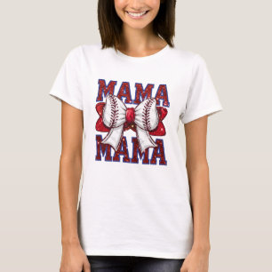 Camiseta Esportes bonitos de beisebol, arte de palavra da m
