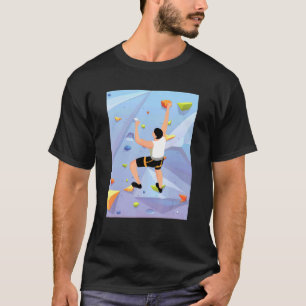 Camiseta Esportes de Ação para Climas de Rock em Escala Int