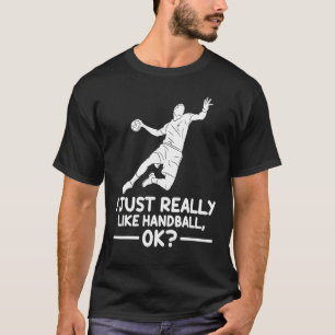 Camiseta Esportes De Andebol Eu Gosto Muito De Andebola Ok