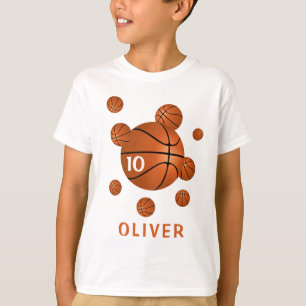 Camiseta Esportes de basquete - Idade do Esporte, Número do