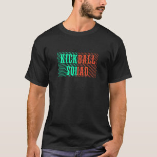 Camiseta Esportes de Bola de Cotação do Esquadrão de Kickba