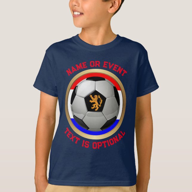 Camiseta Esportes de bola de futebol holandeses (Frente)