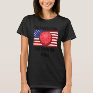 Camiseta Esportes de Bola do Jogador de Kickball