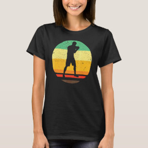 Camiseta Esportes de Boxe ou Lutador de MMA Boxer Retro Vin