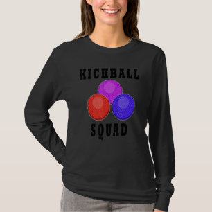 Camiseta Esportes de Cotação Irônica do Jogador de Kickball