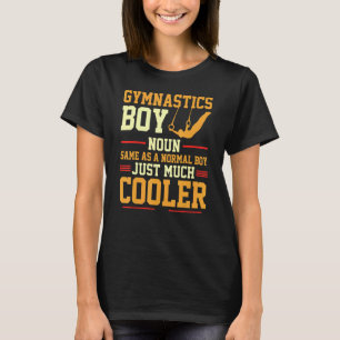 Camiseta Esportes de Definição de Meninos de Ginástica 1