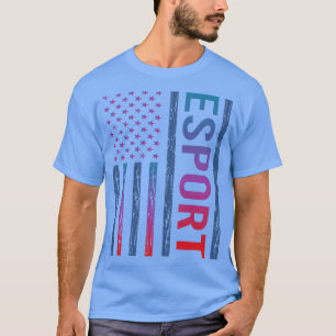 Camiseta Esportes de Esportes de Sinalizador de Gradação