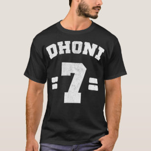 Camiseta Esportes de fã do críquete Dhoni 7 Cricket Lover 