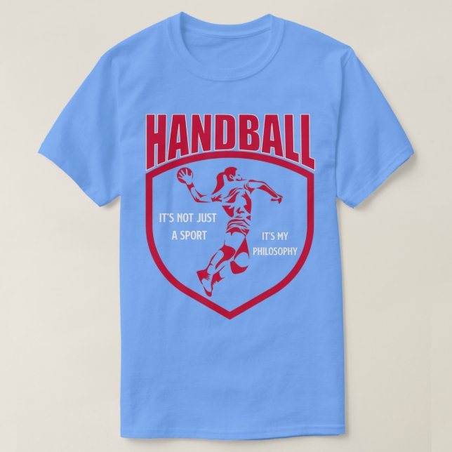 Camiseta Esportes de Filosofia de Andebol (Frente do Design)