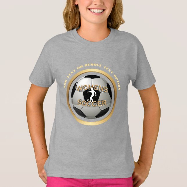 Camiseta Esportes de futebol feminino (Frente)