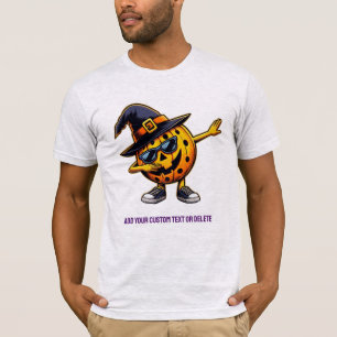 Camiseta Esportes De Halloween De Pickleball Pumpkin
