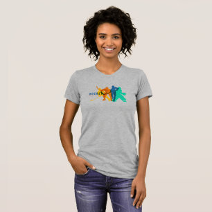 Camiseta Esportes de hóquei Ajustado fino feminino