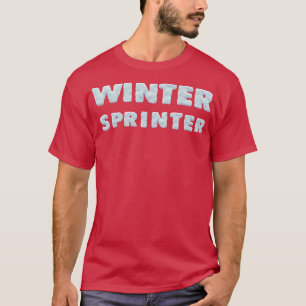 Camiseta Esportes de inverno - Esqui de impressora