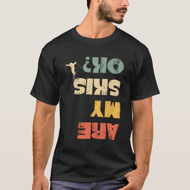 Camiseta Esportes De Inverno Esqui Neve Esquiador São Meus  (Frente)