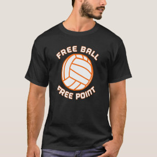 Camiseta Esportes De Jogadores De Voleibol De Bola Livre