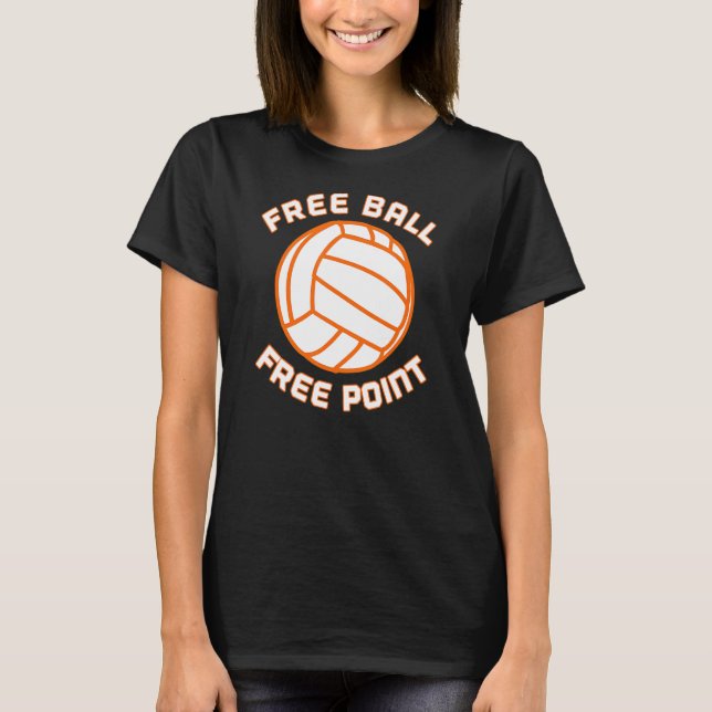 Camiseta Esportes De Jogadores De Voleibol De Bola Livre (Frente)