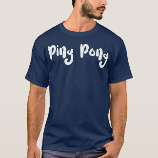Camiseta Esportes de Ping Pong