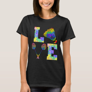 Camiseta Esportes de raquete de badminton Golpes Amor 