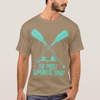 Camiseta Esportes de Remo Barco de Remo família retrô