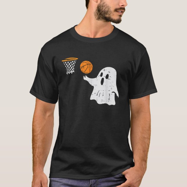 Camiseta Esportes de roupas de Halloween de basquetebol (Frente)