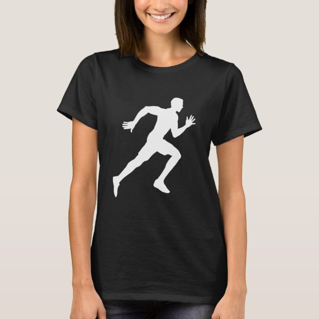 Camiseta Esportes de Silhoutte Sunset Women Athelete L (Frente)