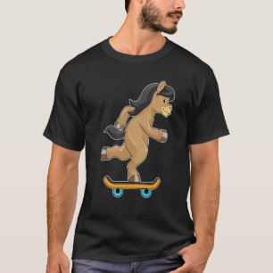 Camiseta Esportes De Skate De Horse Skater