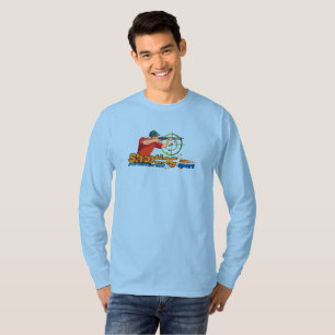 Camiseta Esportes de tiro   Capa longa masculina