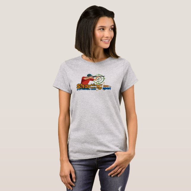 Camiseta Esportes de tiro | Mulheres (Frente Completa)