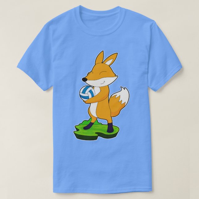 Camiseta Esportes de Voleibol da Fox (Frente do Design)