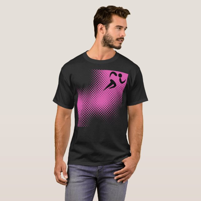 Camiseta Esportes Dinâmicos de Corrida  (Frente Completa)