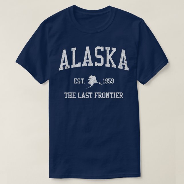 Camiseta Esportes do Alasca (Frente do Design)