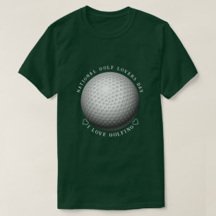 Camiseta Esportes do Dia Nacional do Golfe