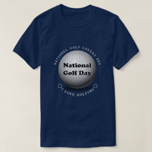Camiseta Esportes do Dia Nacional do Golfe