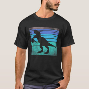 Camiseta Esportes em rack de Tênis de Dinossauro Vintage