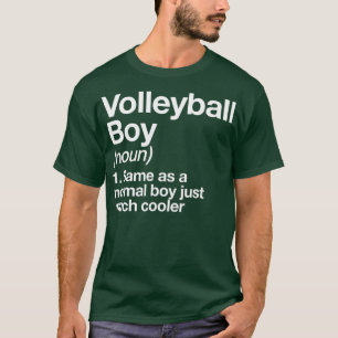 Camiseta Esportes Engraçados De Definição De Voleibol