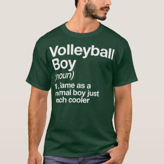 Camiseta Esportes Engraçados De Definição De Voleibol